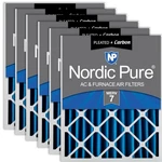 Nordic Pure 16X25X4 (actual Size: 15 1/2 Count (pack Of 1), Merv 7 + Carbon. Fixed Price $106.97.