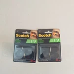 Scotch Indoor Fasteners 3/4X15 Ft Hook And Loop Style Black 2 Packs. Fixed Price $7.50.