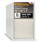 Filtrete 16X25X1 Furnace Air Filter Merv Mpr 300 Capture Unwanted Partic.... Fixed Price $61.59.