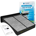 Femota Merv 13 Cabin Air Filter With Activated Carbon, 8.6" X 8.8" 2.2". Fixed Price $17.09.
