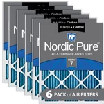 18X18X1 (17 3/4X17 3/4) Pleated Air Filters Merv Plus Carbon 6 Pack. Fixed Price $77.99.