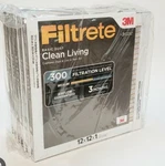 3M Filtrete Basic Dust 12X12X1 Filters 6-PACK Mpr 300 Clean Living. Fixed Price $18.99.