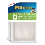 Filtrete 18X20X1 Furnace Air Filter, Mpr 700, Merv 8, Tough On Pollen, Eas.... Fixed Price $56.67.