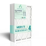 Accumulair Platinum 16.38X21.5X1 Merv 11 Hvac Filter (4-PACK) Replaceme.... Fixed Price $53.60.