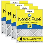 Nordic Pure 10X30X1 (9 7/16X29 7/16) Pleated Merv Air Filters 4 Pack. Fixed Price $65.49.