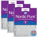Nordic Pure 24X30X2 Actual Size 23 1/2 29 3/4 Pleated Merv 8 Air. Fixed Price $115.50.
