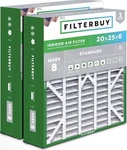 Filterbuy 20X25X6 Air Merv 8 Essential Dust & Allergy Defense (2-PACK). Fixed Price $79.00.