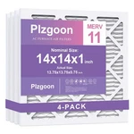 Plzgoon Air Filter Merv 11 (4 Pack) Mpr 1000 Pleated 14X14X1-4PCS. Fixed Price $31.02.