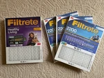 5-PACK 3M Filtrete 16X20X1 Air Filters 3X Mpr 2200/MERV 13, 2X 1500/MERV 12. Fixed Price $69.00.