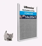 Ubeesize 14X20X1 Alumimun Reusable Washable Electrostatic Furnace Air Filter New. Fixed Price $47.98.