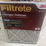 Filtrete 3M 16X20X1 Pack Micro Allergen Defense Air Filters. Fixed Price $26.99.