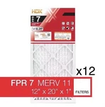 12X20X1 Merv Pleated Air Filters. Pack. Actual Size: 11-1/2 19-1/2 7/8. Fixed Price $79.89.
