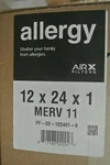 Airx Filters 6PK Allergy 12X24X1 Replacement Merv 11 Pleated. Fixed Price $39.99.