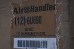 Air Handler 6U690 Fiberglass Non-pleated Filter 16 X (lot Of 12). Fixed Price $99.99.