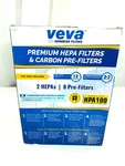 Veva Premium 2 True Hepa Replacement Filter HPA100 & HPA094 Pack Plus 8 Carbon. Fixed Price $32.95.