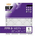 20X25X1 Air Filter Merv 11 Fpr Pleated Hvac Furnace Allergy Dust 90-DAY. Fixed Price $23.95.