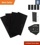 4 Pack Carbon Filters For Holmes Air Purifier - Efficient Odor And Smoke Removal. Fixed Price $21.59.