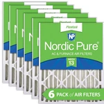 Nordic Pure 12X24X4 (3 5/8) Pleated Merv 13 Air Filters 6 Pack. Fixed Price $144.99.