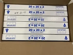 6 Filters 20X20X2 Airx Allergy - Merv 11. Fixed Price $80.00.