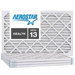 Aerostar 16X25X1 Merv 13 Pleated Air Filter, Furnace 4 Pack (a.... Fixed Price $55.39.