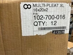 12 Pack 102-700-016 Koch 16" 20" 2" Multipleat Xl Furnace Filter New. Fixed Price $69.56.