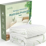 Twin Xl Mattress Protector 2 Pack,waterproof Pad Washable Bamboo Ray.... Fixed Price $86.39.
