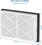 Cooyafan Merv 13 Air Filter Replacement For Zephyr Vgf Series, 20X30X3, Pack. Fixed Price $49.97.