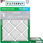 Filterbuy 17X22X1 Merv 8 Air Replacement Hvac Furnace. Fixed Price $33.98.