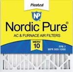 Nordic Pure 16" X 2" Pleated Plus Carbon Furnace Air Filter. Fixed Price $11.77.