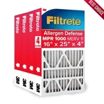 16X25X4 Furnace Air Filter Mpr 1000 Merv 11 Electrostatic Cleaning. Fixed Price $91.74.
