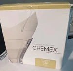 New Chemex Coffee Filters Bonded Pre-folded Squares FS-100 Usa. Fixed Price $14.16.
