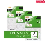 20 X 36 1 Standard Pleated Air Fpr 5, 3-PACK, Filters Replacement. Fixed Price $19.05.