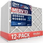 Furnace Air Filter 20X25X1 Merv 13 Electrostatic Dust Defense 12 Pack Pro. Fixed Price $158.99.