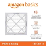 Amazon Basics 12X12X1 Air 6 Pack Merv 8 Furnace Filters. Fixed Price $30.28.