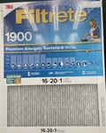 Lot Filtrete 3M Ultimate 16X20X1 Allergen Reduction 1900 Filter Merv 13 New. Fixed Price $39.00.