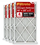 Filtrete 10X20X1 Furnace Air Filter, Merv 11, Mpr 1000. Fixed Price $34.99.