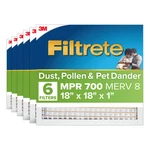 Filtrete Mpr 700 Electrostatic Air Filter 717-6PK-EC. Fixed Price $30.36.