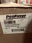 Profitter Pleated Filter 16 X 20 Self Supporting 0492502 (case 12). Fixed Price $144.00.