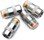4 Pcs Car Auto Tire Pressure Monitor Valve Stem Caps Sensor Indicator Warn Psi. Fixed Price $7.99.