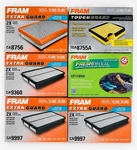 Lot Of Fram Air Filters CA9997 CA9360 CA8756 TGA8755A + Cabin CF11809 New. Fixed Price $39.99.