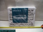 QTY=7: 16" X 25" 1" Accumulair Emerald Filter Merv. Fixed Price $37.88.