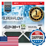 Castle Air Filters One-year Hvac Furnace Merv 16X25X1. Fixed Price $41.97.