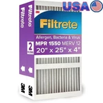 Merv 12 Air Filter 2-PACK 19.875X24.625 Pleated Hvac Dust Allergens Capture New. Fixed Price $87.12.