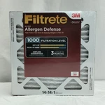 3M Filtrete 14X14X1 Furnace Air Filter Merv 11 Mpr 1000 2 Pack White New. Fixed Price $27.99.