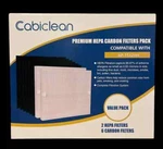 Cabiclean Premium Pack (1 Hepa + Carbon Filters) Replacement AP-1512HH. Fixed Price $22.79.