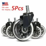 Set 5 Office Chair Caster Rubber Swivel Wheels Replacement Heavy Duty 3 Inch. Fixed Price $18.99.
