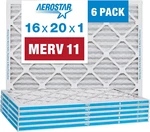 Aerostar 16X20X1 Merv 11 Pleated Air Filter Furnace Pack. Fixed Price $59.30.