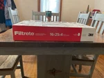 Filtrete 16X25X4 Air Filter (actual Dimensions 15.88 24.56 4.31), Furn.... Fixed Price $70.00.
