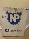 Nordic Pure 20X20X4 (3 5/8) Pleated Air Filter Merv 12 + Carbon Pack. Fixed Price $50.00.