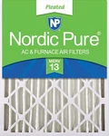Nordic Pure 16X20X4 (15 1/2 19 5/8) Pleated Merv 13 Air Filter Pack. Fixed Price $43.35.